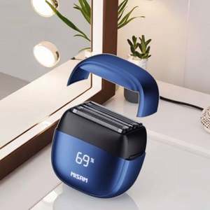 ANBOLIFE-Maquinilla de <span class=keywords><strong>afeitar</strong></span> eléctrica recíproca, recargable, con pantalla digital, para Barba, portátil - Product Image 5