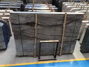 Dalle <span class=keywords><strong>de</strong></span> marbre gris Florence d'inspiration italienne naturelle avec des veines subtiles, directement <span class=keywords><strong>de</strong></span> l'usine - Product Image 2