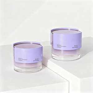 Barattolo in Plastica PETG Bianco, Adatto per Contenitori Cosmetici di Crema per Occhi e Maschere Viso, Vasetto per Crema Viso 50g Giallo Viola Verde - Product Image 4
