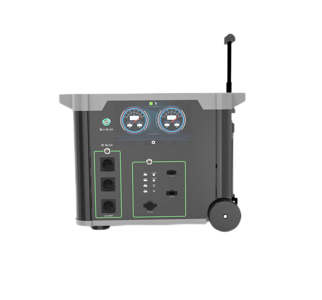 EV Charger Portable Power Station 13A 3600W 6400Wh Solar Charging Scalable Parallel  Lifepo4 Battery EV Car Charging