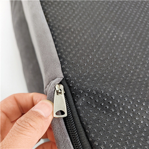 Cama para Perros Grandes, Rectangular, Gris, Ortopédica, Resistente a Mordidas, de Espuma y Felpa Corta, Personalizable al por Mayor - Product Image 4