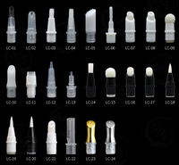 Tubes de gloss à lèvres en aluminium doré vides de 3 ml avec un nouveau applicateur à tête métallique