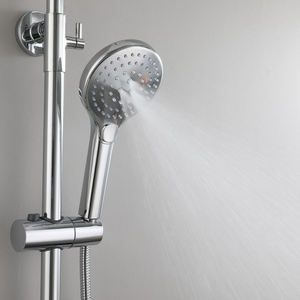 <b>Shower</b> <b>Accessories</b> Circular <b>Shower</b> Hand 3 Function Handheld High-pressure Abs <b>Shower</b> with 1.5-meter Handheld Hose - Product Image 3