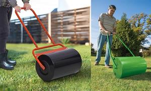 Rodillo de césped de jardín de acero galvanizado Manual de 30 L 48L barato <span class=keywords><strong>con</strong></span> manijas de <span class=keywords><strong>barra</strong></span> raspadora, herramientas de jardín de nuevo estilo - Product Image 6