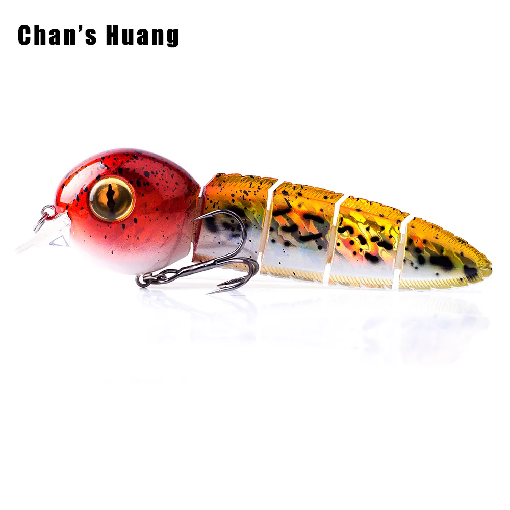 Chan 'S Huang เหยื่อล่อตกปลาแบบก้านลูกอ๊อด15.2ซม.,เหยื่อล่อแบบจม5ส่วนขนาด42.5กรัมตะขอล่อเหยื่อลอยได้40กรัม