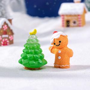 Creative Miniature Christmas Gingerbread Man DIY Decoration Hanging Accessories Desktop <b>Car</b> Small <b>Ornaments</b> - Product Image 4