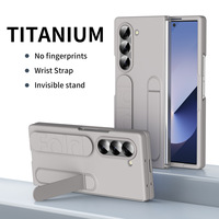 Étui de téléphone sportif pour Samsung Galaxy Z Fold 7 5G 6 5 4 3 avec bracelet, film de protection avant en verre, design professionnel, stylet, protection d'objectif