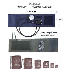 Esfigmomanómetro de 22-48cm, Monitor electrónico de presión arterial, tensiómetros de nailon portátiles médicos, monitor de presión arterial de brazo Digital - Product Image 5