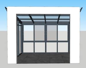 Autoportante en verre isolé véranda solariums jardin en verre en aluminium en verre véranda pour <span class=keywords><strong>solarium</strong></span> - Product Image 3