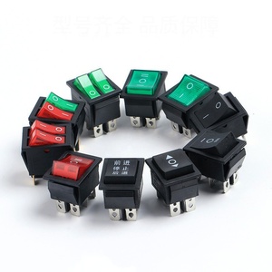 Interruptor Basculante KCD4-223 de Montaje en Panel, Momentáneo, 6 Pines, DPDT, Encendido/<span class=keywords><strong>Apagado</strong></span>/Encendido - Product Image 4