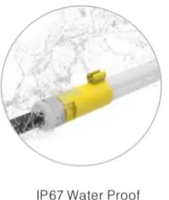 Éclairage LED T6 pour poulets, 1,2 m, 4W, IP67, sans scintillement, garantie 5 ans, système de cage, éclairage avicole