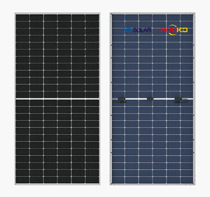Panel Solar Bifacial PERC de Nivel 1 de JA Solar, Panel Solar Bifacial de Tipo N de 585 vatios, 580w, 590w, 595w, 600w, 605w, Paneles Solares Monocristalinos - Product Image 4