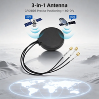 Antenne à polarisation verticale 3-en-1 YS-C7 4G LTE WIFI GPS, antenne externe avec câble RG174 de 3,0 m pour véhicule MDVR et gestion de flotte