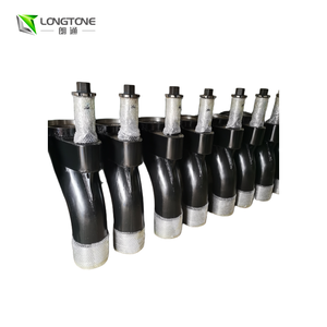 鉄壁DN125軽量パイプエルボー合金耐摩耗性高耐久性コンクリートポンプ曲げ建設機械部品 - Product Image 1