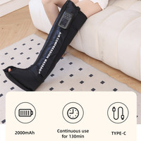 Bottes de compression des jambes de pressothérapie à récupération d'air pneumatique OEM Machine de massage des pieds à 5 chambres Drainage lymphatique