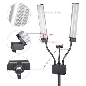 Luz LED para Tatuajes con Trípode de Doble Brazo para Estudios de Tatuadores - Product Image 5