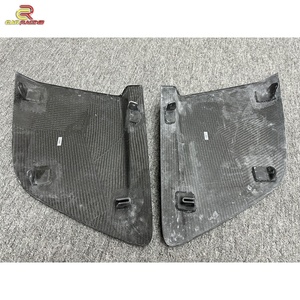 Aérations latérales en fibre de carbone sèche de style performance pour Audi R8 2016-2018, aérations de porte arrière en carbone, pièces de kit carrosserie - Product Image 6