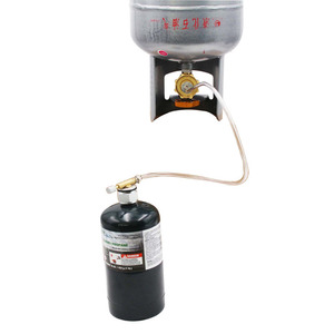 Válvula de llenado, adaptador de recarga de cilindro de propano, ajustable, para uso en exteriores - Product Image 5