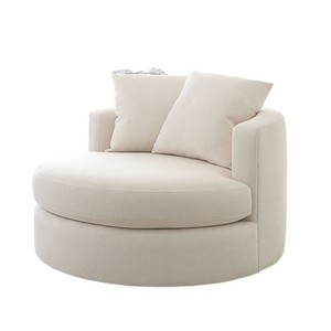 Sillón Individual Moderno en Forma de Huevo de Moontree Furniture, Sillón Giratorio para Sala de Estar, Hotel, Hogar, Villa - Product Image 3