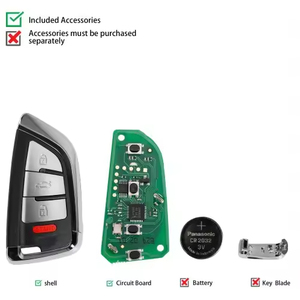 Xsdfx2en הסכין מפתח מרחוק סגנון הסכין עבור bmw 4 כפתורים לעבוד עם vdi2 מפתח כלי מפתח מקס פרו plusxssbr0en - Product Image 3