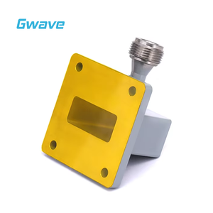 WR-112 đến N nữ ống dẫn sóng góc phải để dỗ dành bộ điều hợp 6.57-9.99Ghz với các bộ phận Viễn Thông mặt bích ubr84 - Product Image 5