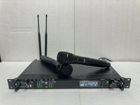 AD4D-3 portable professionnel portable 2025 système de microphone sans fil UHF nouveauté microphone à condensateur en plastique