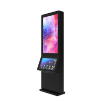 Kiosque libre-service lecteur écran tactile affichage LCD interactif au sol publicité signalisation numérique IP65 pour ascenseur