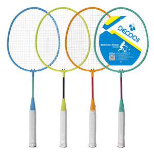 Raquettes de <span class=keywords><strong>badminton</strong></span> professionnelles en acier allié multicolore jouet de sport pour enfants couverture en aluminium PU souple jeu axé sur l'infraction - Product Image 5