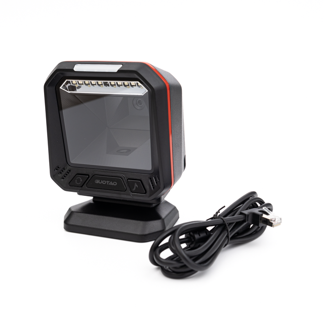 GUOTAO ODM P96 2D Desktop Qrcode Barcode Scanner Supermarkets Alternative 7980G Qr Bar Code Reader Scanners Platform