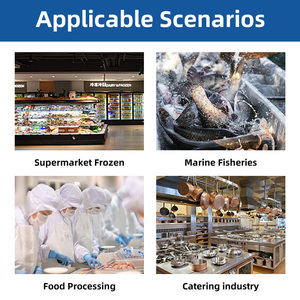 Congélateur à congélation rapide de grande capacité 1400L avec 30 plateaux, adapté à la viande, aux fruits de mer et au poulet, en acier inoxydable - Product Image 6