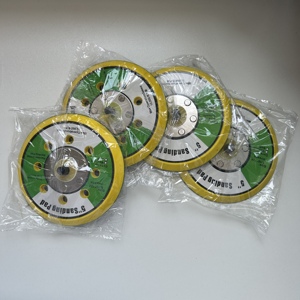 Disques abrasifs de 5 pouces 6 pouces crochet et boucle <span class=keywords><strong>tonnelle</strong></span> de 5/16 pouces avec 24 supports filetés crochet et boucle pour ponceuse orbitale - Product Image 6