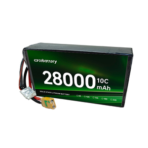 Batterie semi-solide personnalisée 307 Wh/kg 28000 mAh 6S/12S/18S 23,7 V/47,4 V/71,1 V 10C certifiée CE, 1000 cycles pour - Product Image 3