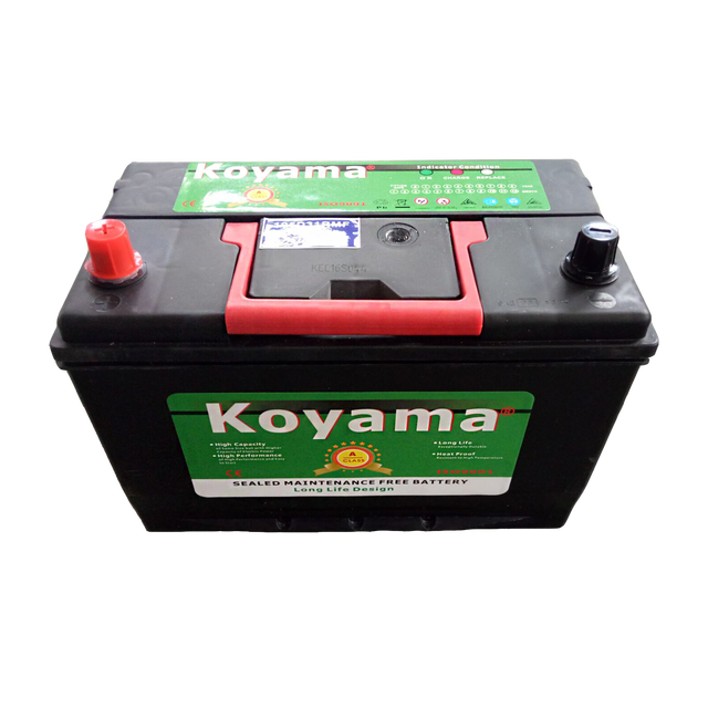 High Quality Sealed Maintenance Free Car Batteries (SMF Starting BATTERY) MF105D31R 12V90AH for Vehicles Starting