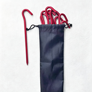 20 Piezas de Estacas de Aluminio de 18 cm, Resistentes y Antióxido, para <span class=keywords><strong>Camping</strong></span>, Jardinería, Pesca y Uso en Suelos Duros - Product Image 4