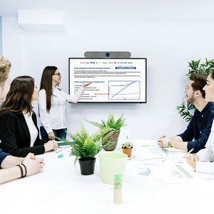 Système de <span class=keywords><strong>conférence</strong></span> barre de son tout-en-un étiquette personnalisée vidéoconférence caméra 4K PTZ avec haut-parleur optique réunion - Product Image 6