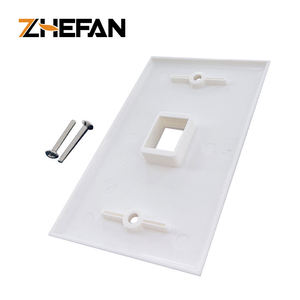 Placa de Pared ZHEFAN Tipo UK 120 con 3 Puertos RJ45, Conector Keystone UTP de 180 Grados, Placa de Conexión Cat6 - Product Image 6