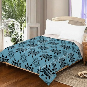 Manta <span class=keywords><strong>Azteca</strong></span> Rosa, Manta de Lana de Pueblo Indígena, Mantas Suaves y Cálidas para Invierno, Tamaño King para Sofá, Cama o Sillón - Product Image 3