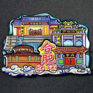 Eco-Friendly MDF Wood Fridge Magnet 2D 3D Custom Pattern Waterproof Magnetic <b>Sticker</b> Kitchen Decoration Wood Refrigerator Magnet - Product Image 5