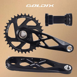 GOLDIX Pédalier MTB BSA 24mm 165mm 170mm 175mm Montage direct R-<span class=keywords><strong>SPEC</strong></span> Trail Hollow Bike Crank Spindle DH AM XC pour <span class=keywords><strong>Shimano</strong></span> SRAM - Product Image 4