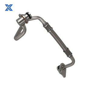 สายป้อนน้ำมันเทอร์โบชาร์จเจอร์11428678840พร้อมเช็ควาล์วสำหรับ <span class=keywords><strong>BMW</strong></span> N20 2.0L X1 Z4 F20 <span class=keywords><strong>F30</strong></span> F10 E84 F25ท่อน้ำมันเข้า E89เทอร์โบ - Product Image 2