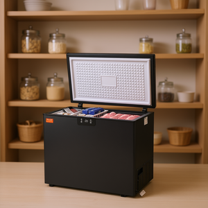 Congelador Horizontal Vevor de 10 Pies Cúbicos, Una Sola Temperatura, Descongelación Manual, Apertura Superior, Color Negro - Product Image 2