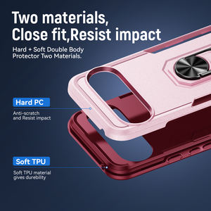 Étui de protection rigide en TPU et PC avec anneau rotatif, anti-chute, anti-rayures, découpes précises pour Google Pixel 10 Pro - Product Image 4