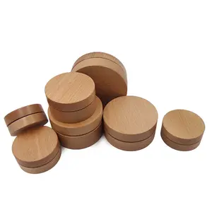 Empty Storage Container Bamboo Cream Jar Bamboo Jars And Bottles For Cosmetic With Aluminum Inner