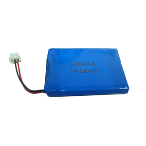 Li ion battery <span class=keywords><strong>3</strong></span>.7V 1100mAh 523450AR 7.4V 1100mAh for POS/POS pay - Product Image 1