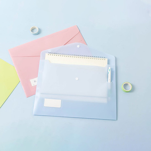 Rõ ràng Poly phong bì giữ tập tin nhựa A4 túi tài liệu văn phòng phẩm và trường học Nguồn cung cấp - Product Image 4