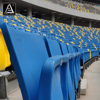 Sièges de stade pliables en plastique pour le football, sièges de stade escamotables, sièges VIP pour le football, chaises de stade à vendre