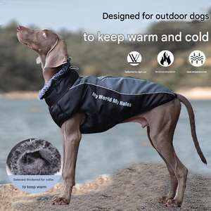 Veste en laine réglable réfléchissante super chaude pour chien, adaptée aux chiens de petite, moyenne et extra-large - Product Image 3