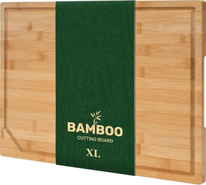 Tabla de cortar de bambú orgánico extra grande de 30x21 pulgadas, cubierta superior de estufa para encimera de cocina de restaurante para picar - Product Image 4