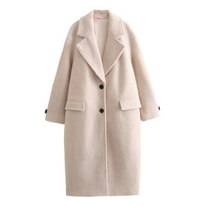 ZATRHMBM <span class=keywords><strong>cappotto</strong></span> ampio da donna invernale 2024 <span class=keywords><strong>cappotto</strong></span> Bouclé alla moda Casual giacca a maniche lunghe retrò Casual elegante <span class=keywords><strong>cappotto</strong></span> da donna - Product Image 2