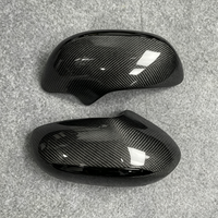 Coques de rétroviseurs latéraux en fibre de carbone sèche autocollantes pour BMW M5 F90 2017-2023, pièces de tuning extérieur pour voiture